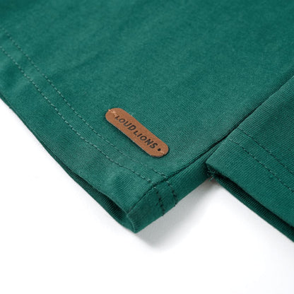 Kids' T-shirt with Long Sleeves Green 92