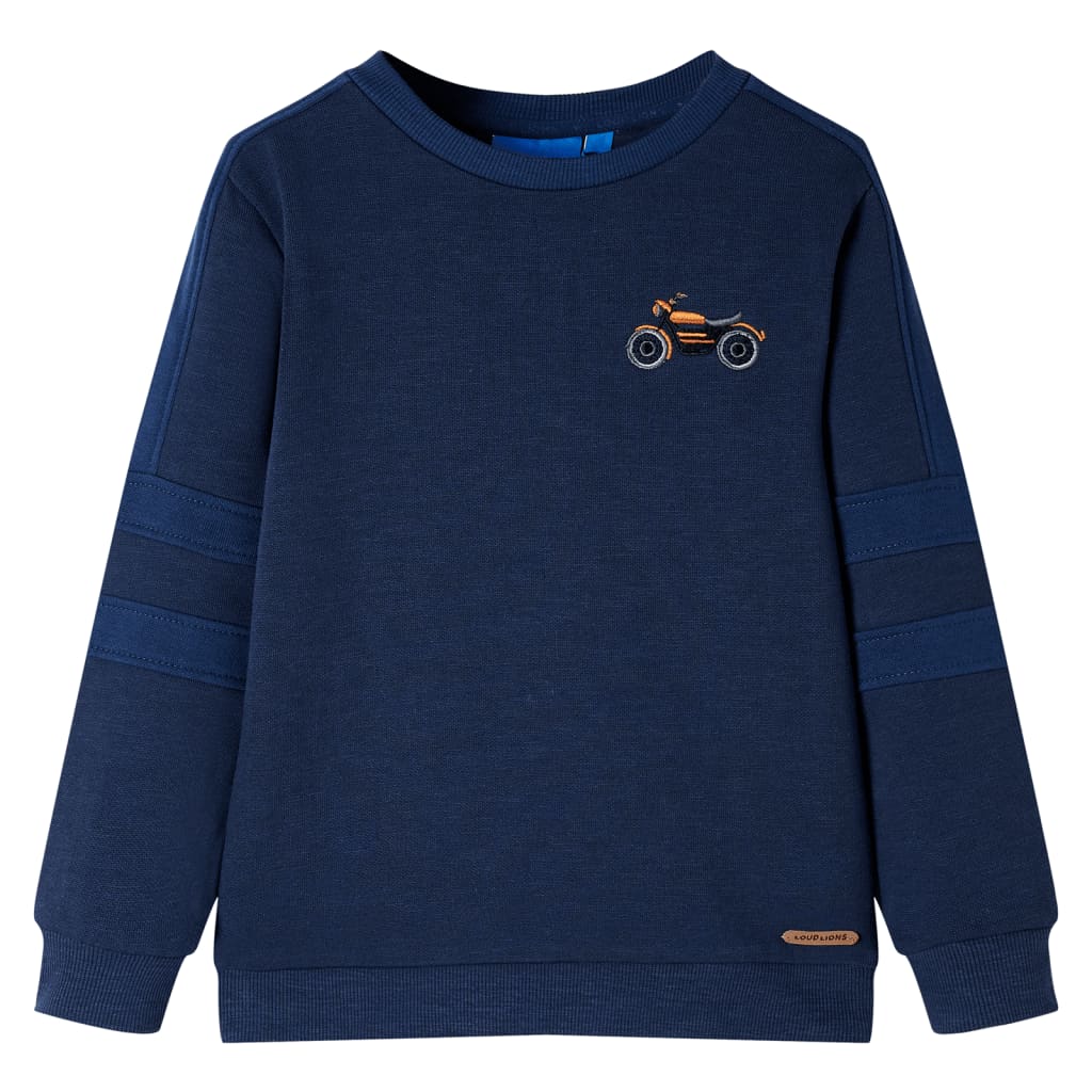 Kids' Sweatshirt Navy Melange 104