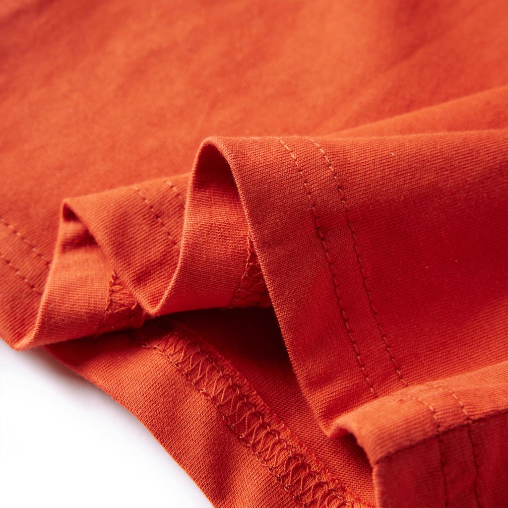 Kids' T-shirt with Long Sleeves Orange 92