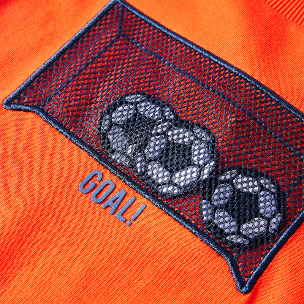 Kids' T-shirt with Long Sleeves Bright Orange 116