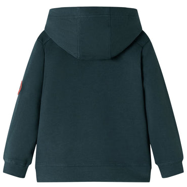 Kids' Hooded Sweatshirt Dark Green 140