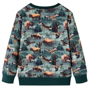 Kids' Sweatshirt Dark Green 92