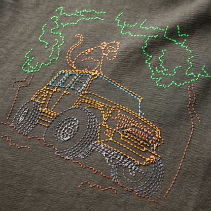 Kids' T-shirt with Long Sleeves Khaki 104