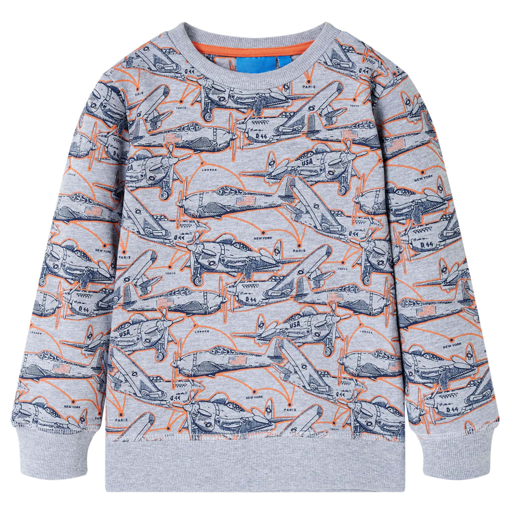 Kids' Sweatshirt Grey Melange 128