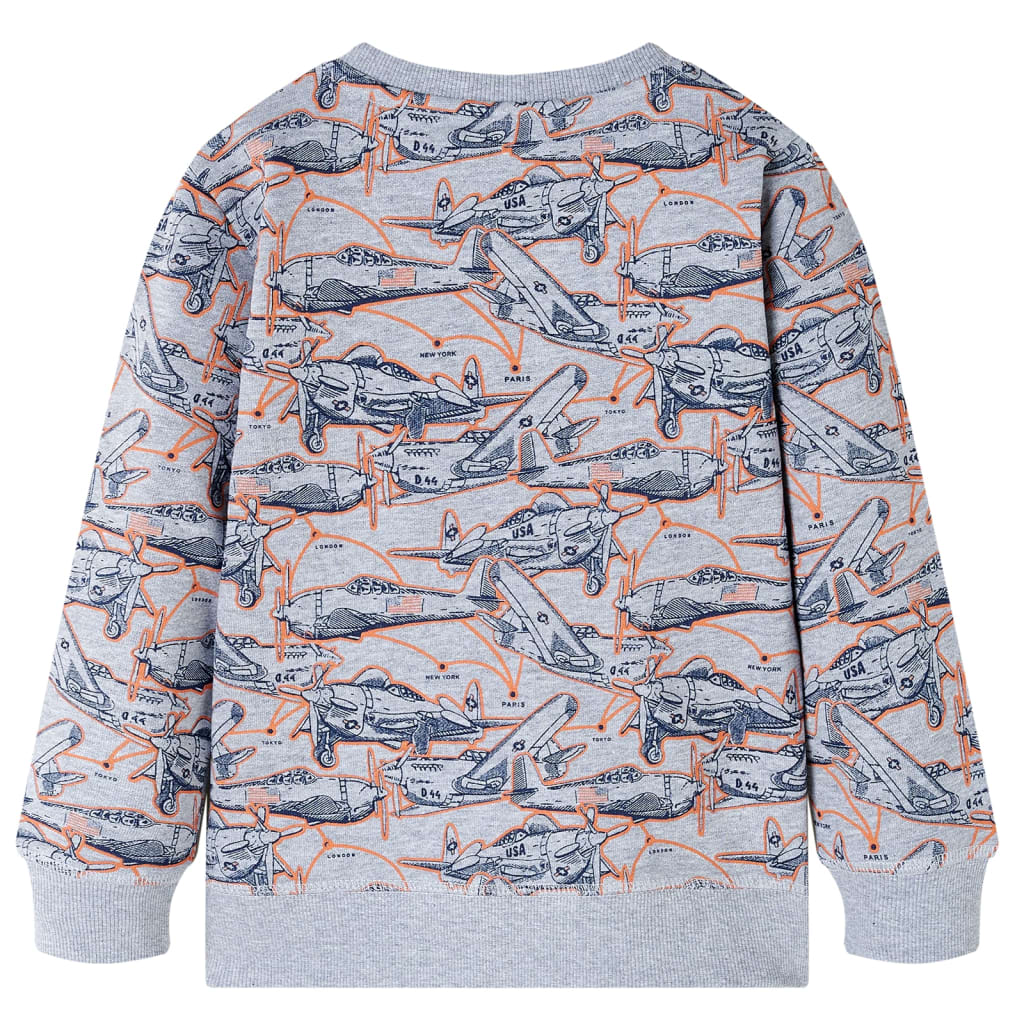 Kids' Sweatshirt Grey Melange 128