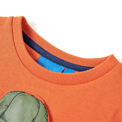 Kids' Sweatshirt Dark Orange 116