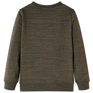 Kids' Sweatshirt Dark Khaki Melange 116