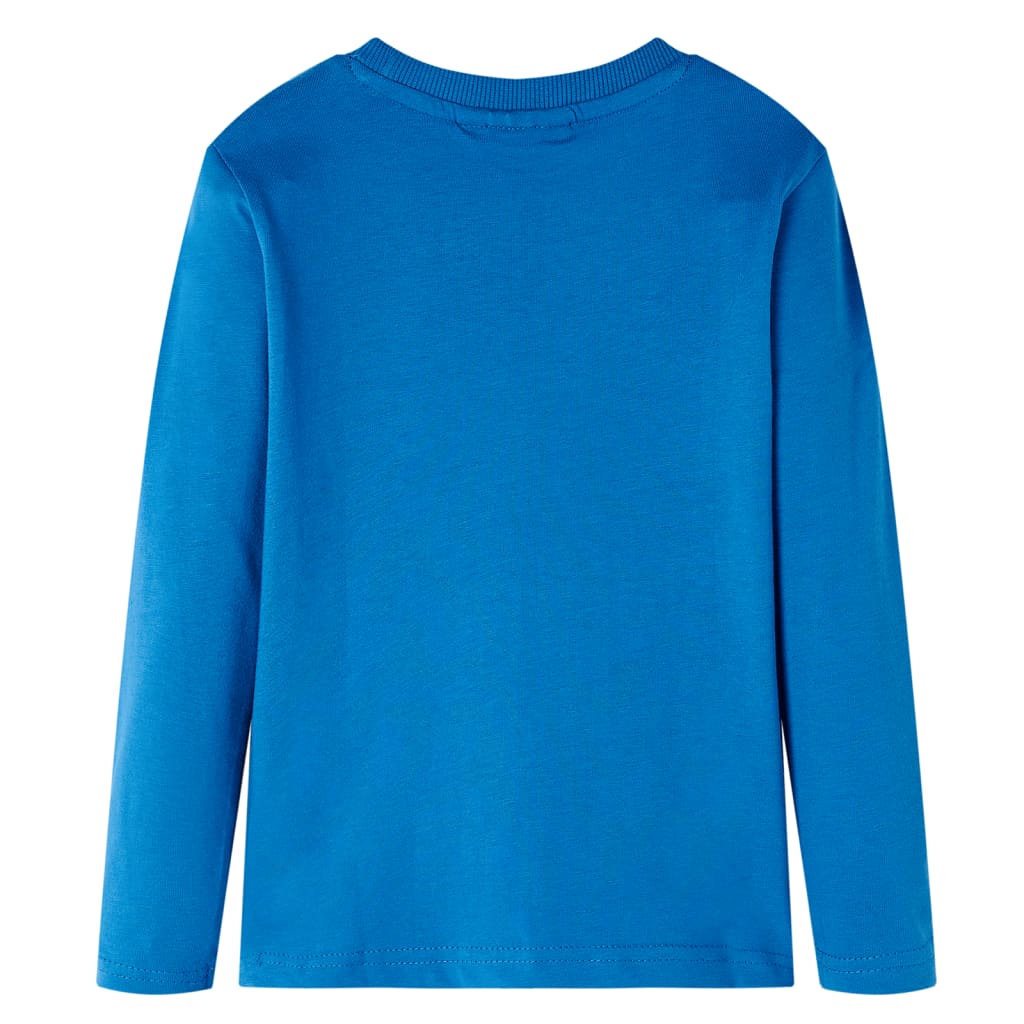 Kids' T-shirt with Long Sleeves Petrol 116