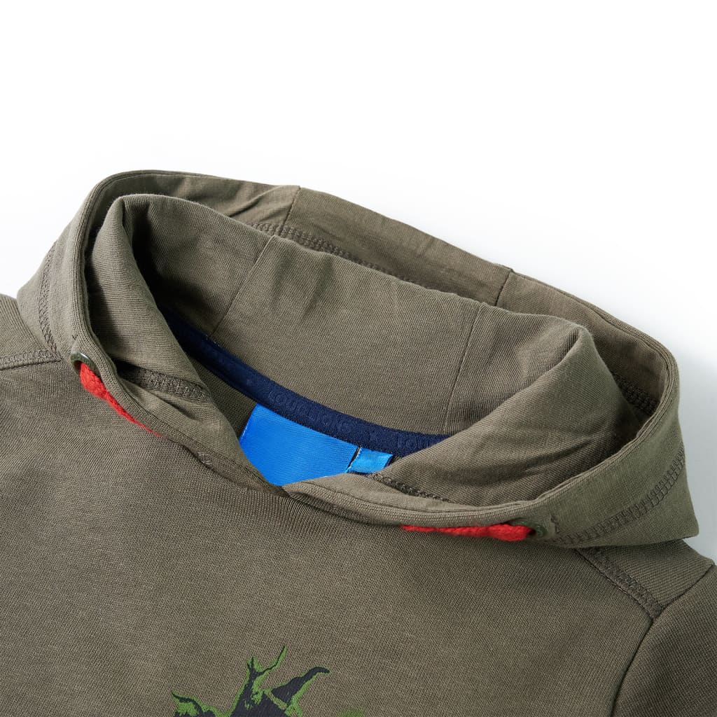 Kids' Hooded Sweatshirt Khaki 128