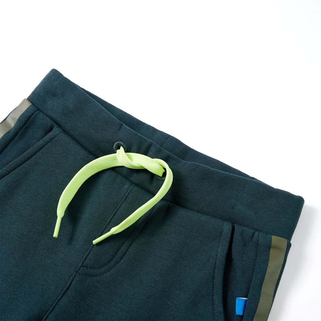 Kids' Sweatpants with Drawstring Moss Green 92