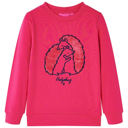 Kids' Sweatshirt Bright Pink 128