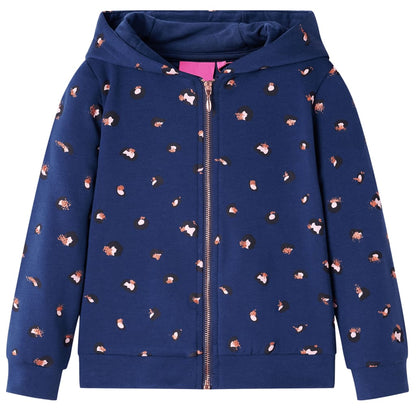 Kids' Hooded Sweatshirt Navy Blue 92