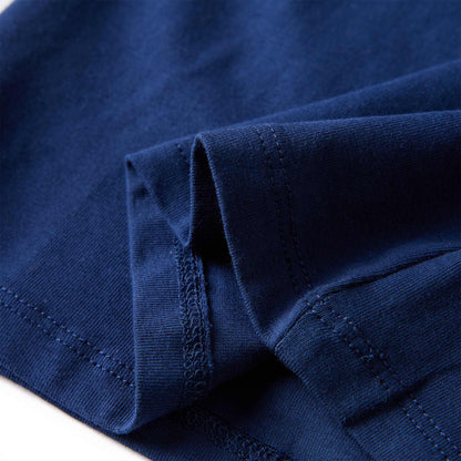 Kids' T-shirt with Long Sleeves Navy Blue 104