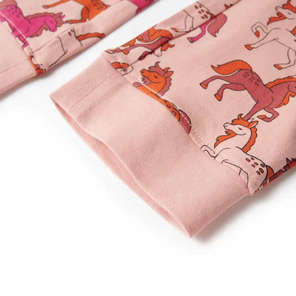 Kids' Pyjamas with Long Sleeves Light Pink 92