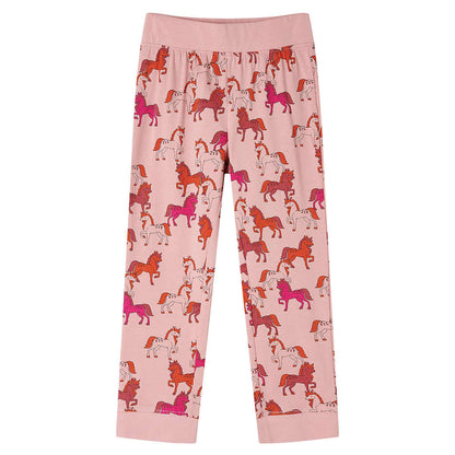 Kids' Pyjamas with Long Sleeves Light Pink 92