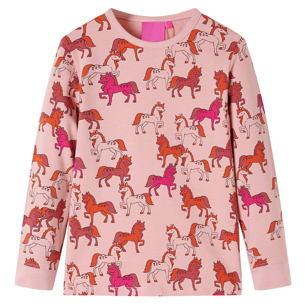 Kids' Pyjamas with Long Sleeves Light Pink 104