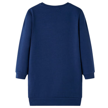 Kids' Sweatshirt Dress Navy 92