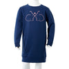 Kids' Sweatshirt Dress Navy 116