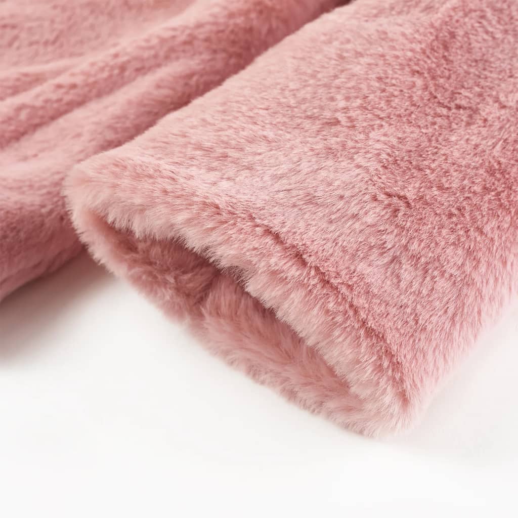 Kids' Coat Faux Fur Pink 104