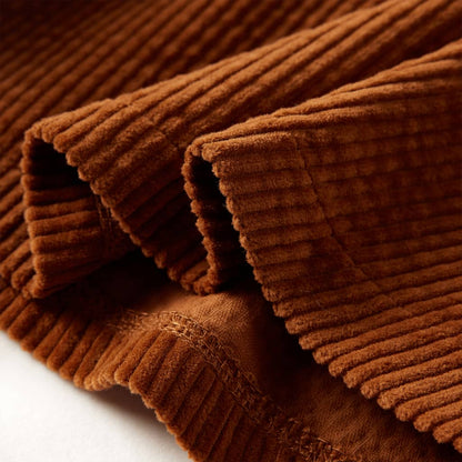 Kids' Skirt with Pockets Corduroy Cognac 104