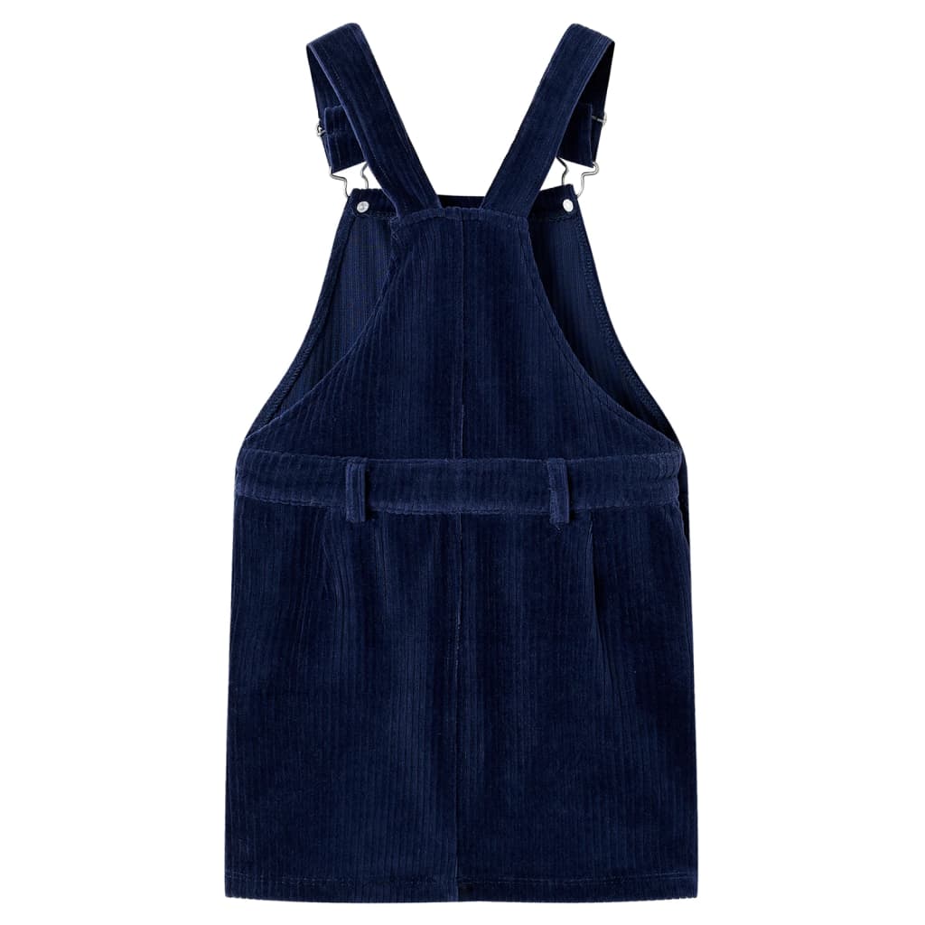 Kids' Overall Dress Corduroy Navy 92