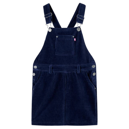 Kids' Overall Dress Corduroy Navy 104