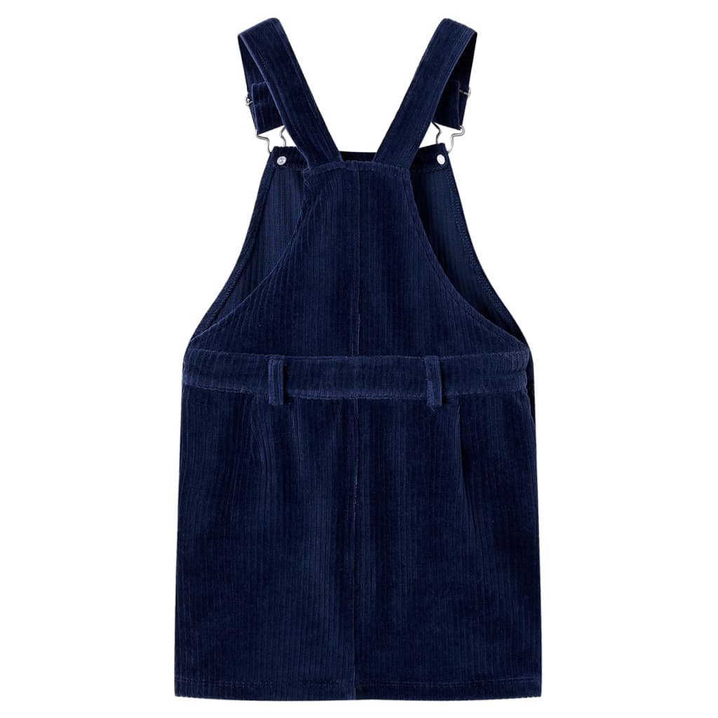 Kids' Overall Dress Corduroy Navy 116