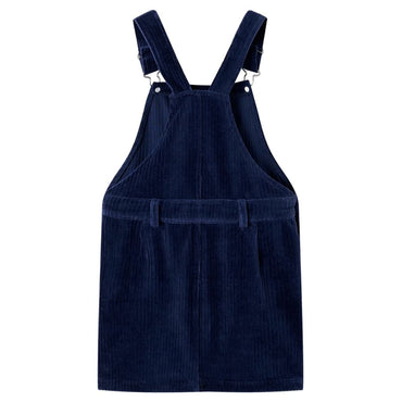 Kids' Overall Dress Corduroy Navy 116