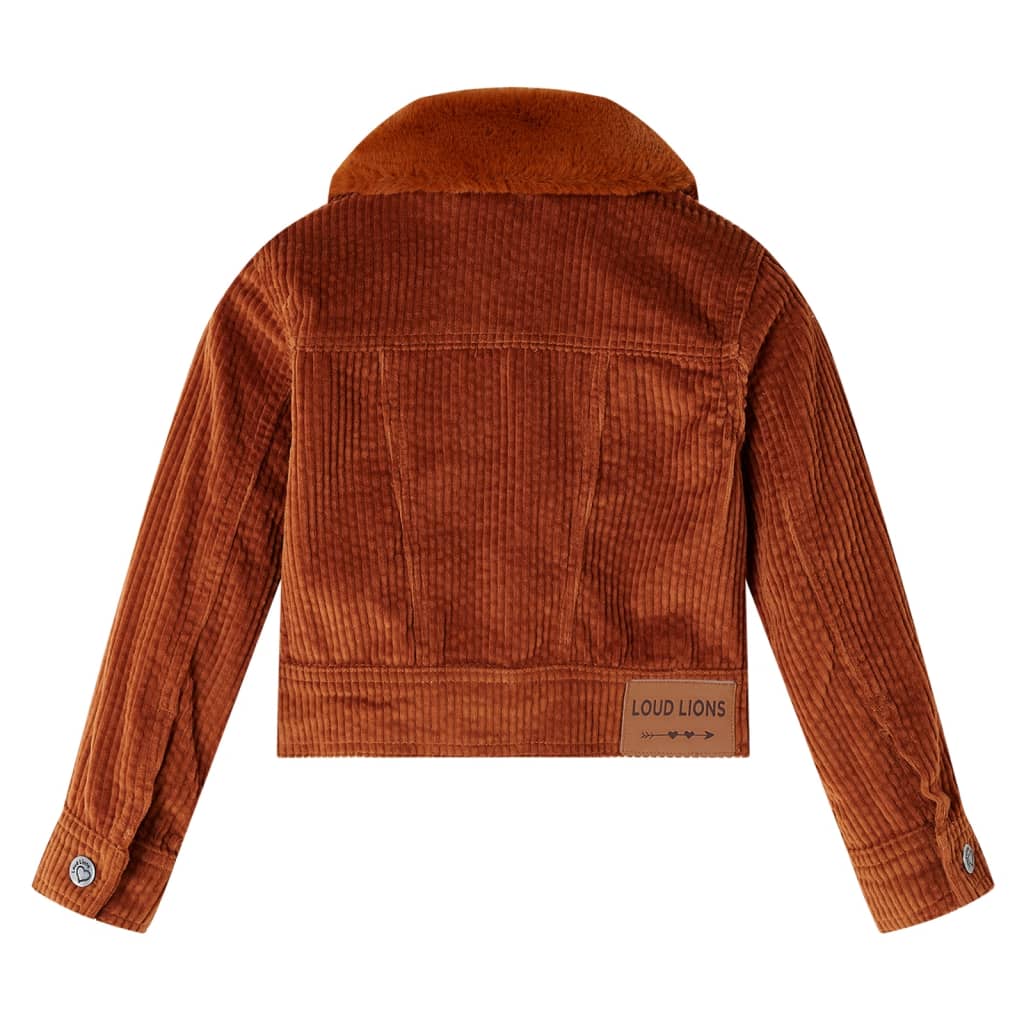 Kids' Jacket Corduroy Cognac 104