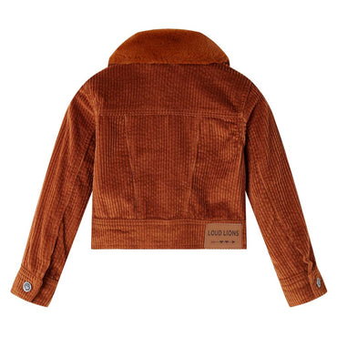 Kids' Jacket Corduroy Cognac 116