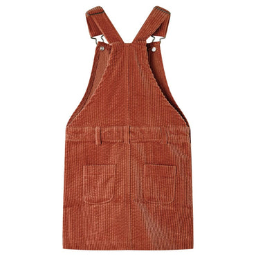 Kids' Overall Dress Corduroy Cognac 92