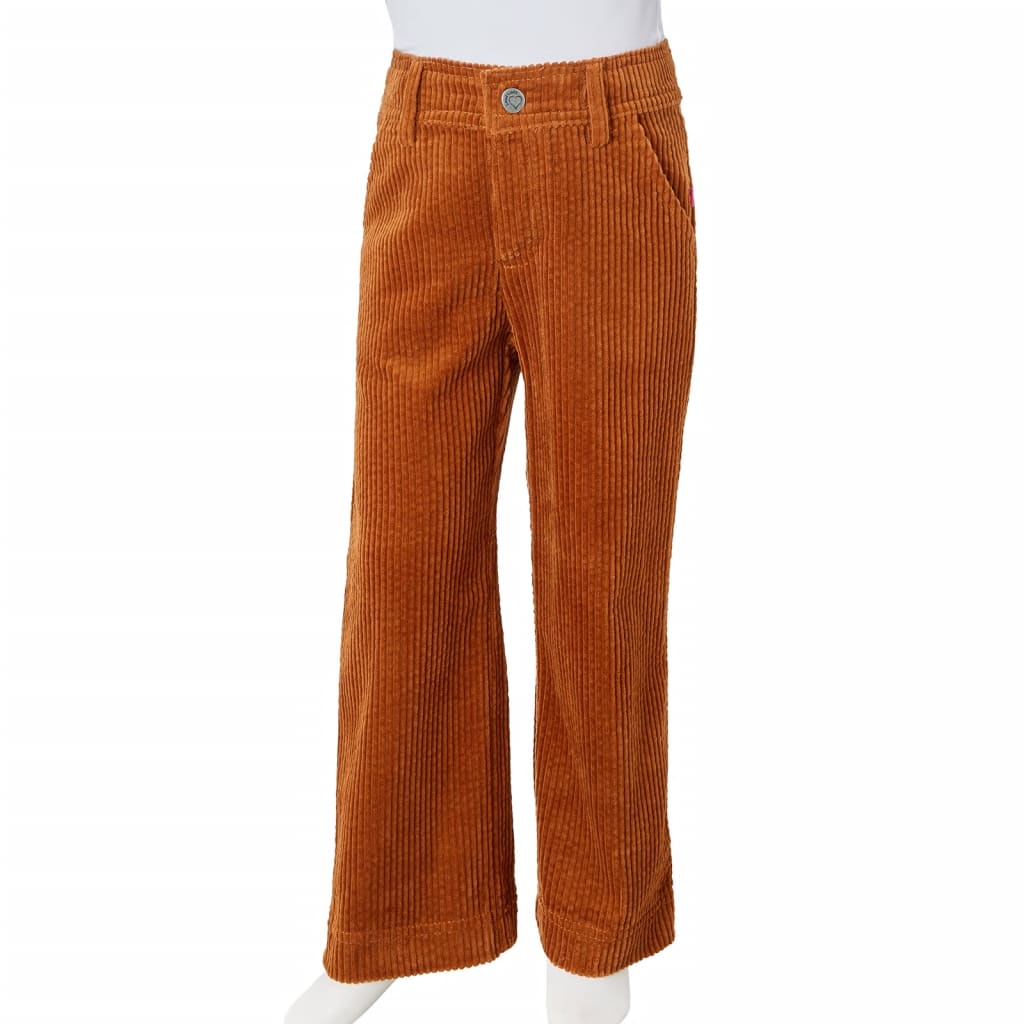 Kids' Pants Corduroy Cognac 92