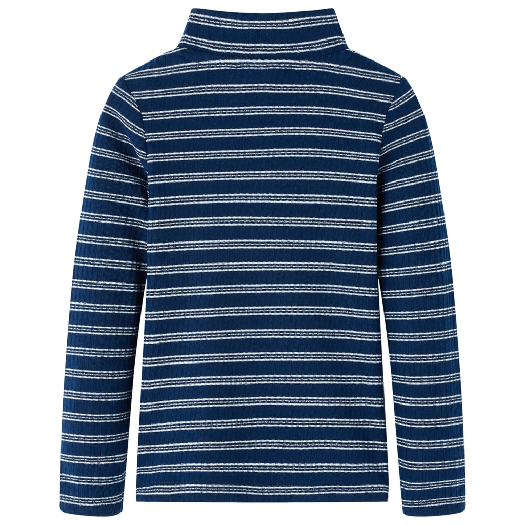 Kids' T-shirt with Long Sleeves Navy Blue 128
