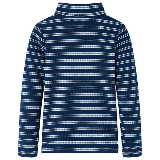Kids' T-shirt with Long Sleeves Navy Blue 140