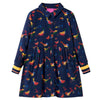 Kids' Dress with Long Sleeves Navy 128