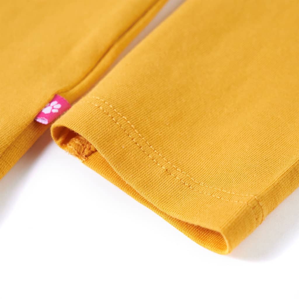 Kids'T-shirt with Long Sleeves Ochre 104