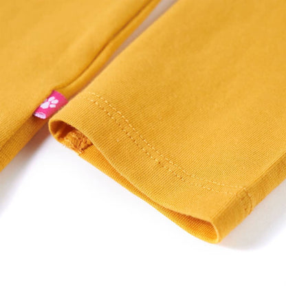 Kids'T-shirt with Long Sleeves Ochre 104