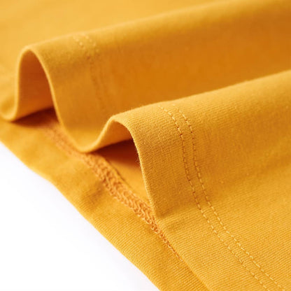 Kids'T-shirt with Long Sleeves Ochre 104