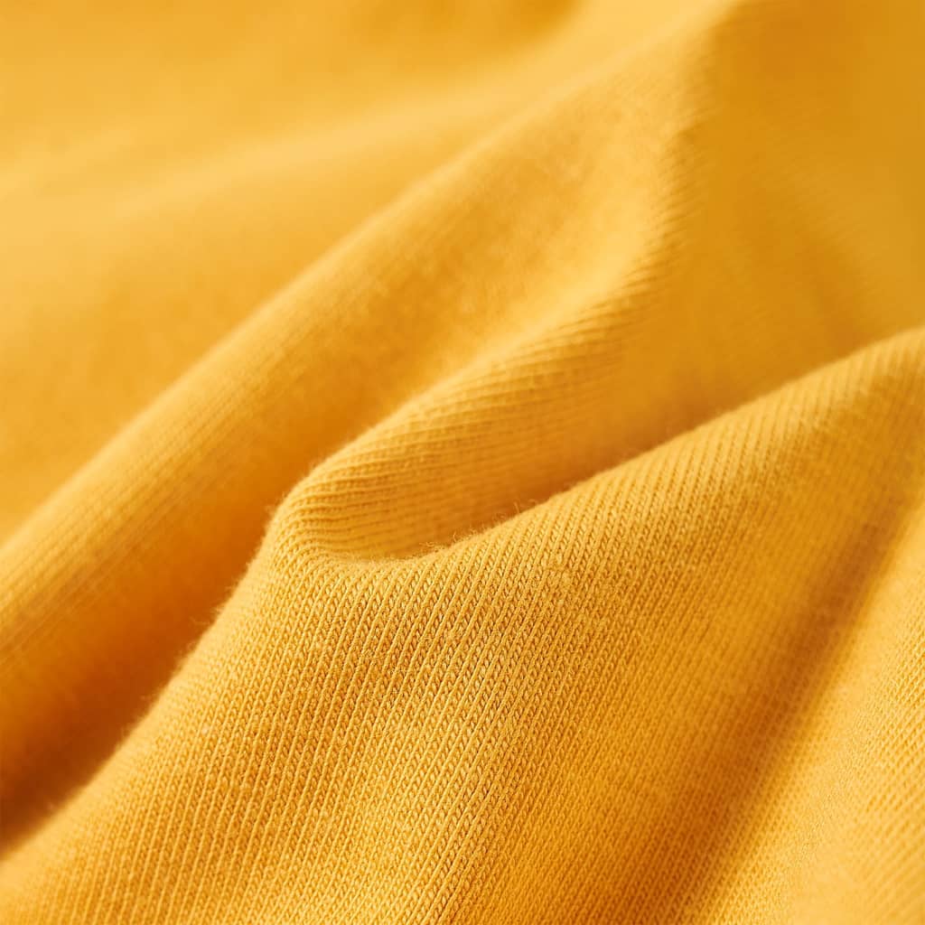 Kids'T-shirt with Long Sleeves Ochre 104
