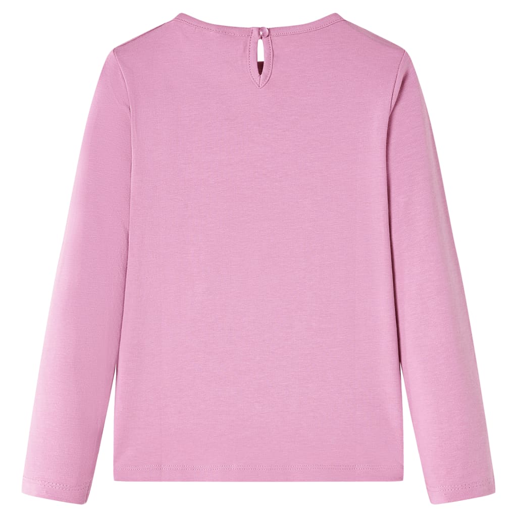 Kids' T-shirt with Long Sleeves Burnt Pink 104
