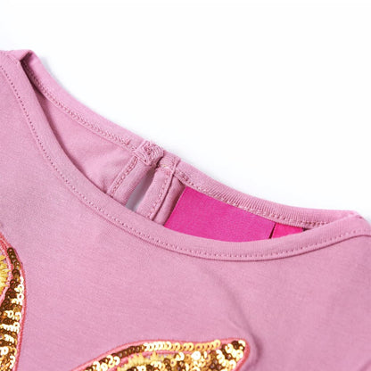 Kids' T-shirt with Long Sleeves Burnt Pink 116