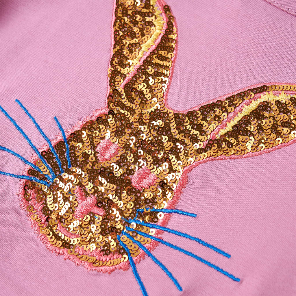 Kids' T-shirt with Long Sleeves Burnt Pink 116