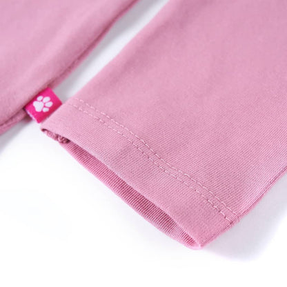 Kids' T-shirt with Long Sleeves Burnt Pink 116