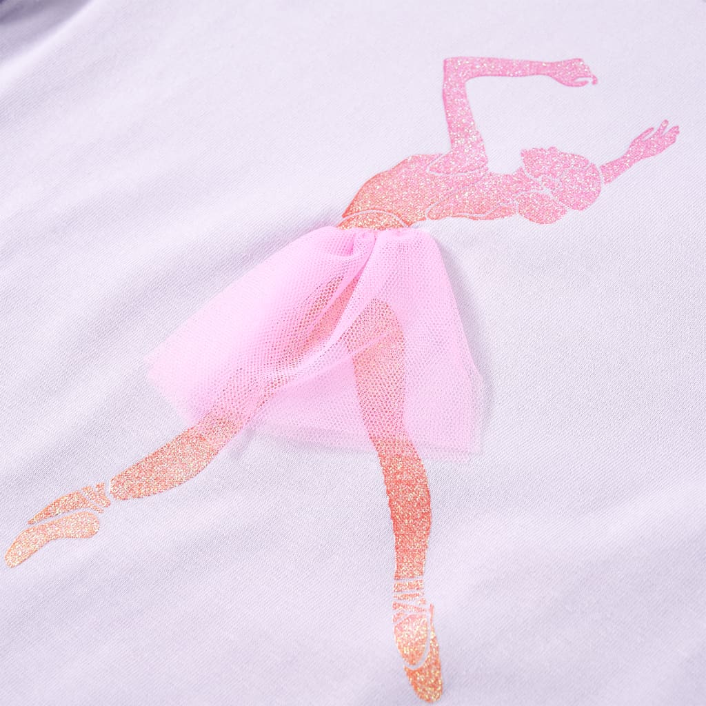 Kids' T-shirt with Long Sleeves Light Lilac 92