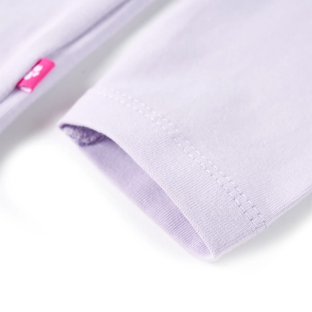 Kids' T-shirt with Long Sleeves Light Lilac 92