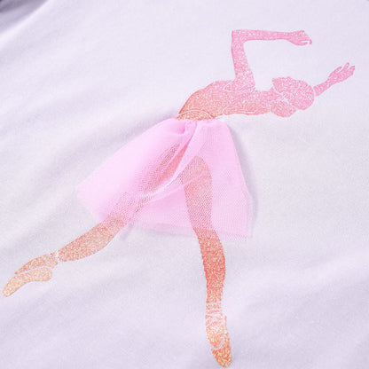 Kids' T-shirt with Long Sleeves Light Lilac 140