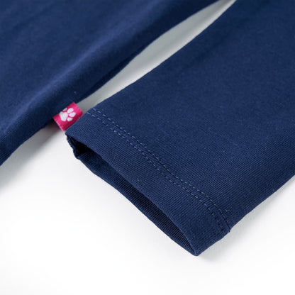 Kids' T-shirt with Long Sleeves Navy 92