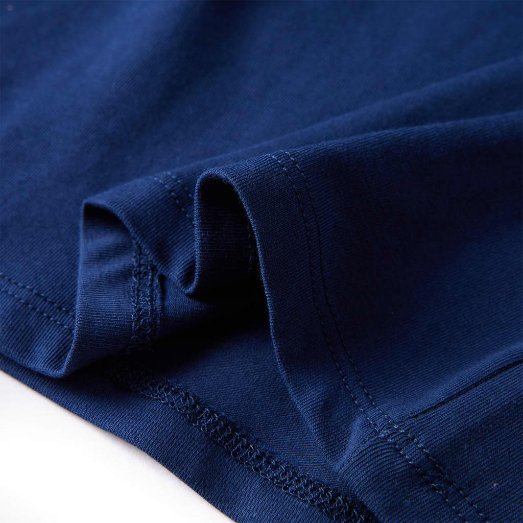 Kids' T-shirt with Long Sleeves Navy Blue 116