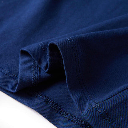 Kids' T-shirt with Long Sleeves Navy Blue 116
