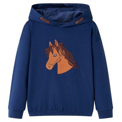 Kids' Hooded Sweatshirt Navy 92